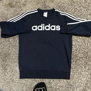 Navy adidas sweatshirt/ crewneck